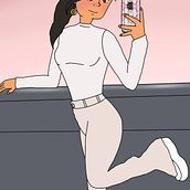 Mi Proyecto del curso: Creación de personajes femeninos estilo cartoon con Procreate. Traditional illustration, Digital Illustration, and Digital Drawing project by sarasanchezlopez23 - 02.12.2022