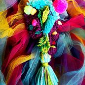 Mój projekt z kursu: Wprowadzenie do technik latch hooking i locker hooking . Decorațiuni, Arte din fibre și Design textil de Anna Wacowska - 02.13.2022