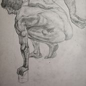 Mon projet du cours : Dessiner une silhouette humaine en mouvement. Fine Arts, Sketching, Pencil Drawing, Drawing, and Realistic Drawing project by Pasquale Noizet - 02.13.2022