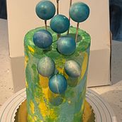 Mi Proyecto del curso: Cake design: técnicas decorativas modernas. Design, and DIY project by Zirleys George - 02.12.2022