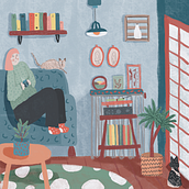 Mi Proyecto del curso: Historias ilustradas con Procreate: explora texturas y pinceles . % Andrea Abril tarafından hazırlanan Geleneksel illüstras, on, Dijital İllüstras, on, Dijital Çizim, Eskiz defteri, Ve Anlatı projesi - 02.14.2022