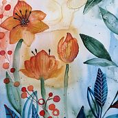 Mój projekt z kursu: Piękno akwarelowych kwiatów: poczuj więź z naturą. Projekt z dziedziny Trad, c, jna ilustracja,  Malarstwo, Malowanie akwarelą, R i sunek botaniczn użytkownika _magdalena_ - 14.02.2022