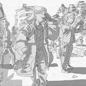 Mi Proyecto del curso: Fundamentos del dibujo de personas a partir de la imaginación. Traditional illustration, Fine Arts, Sketching, Pencil Drawing, Drawing, Artistic Drawing, and Figure Drawing project by fuchsiakt - 02.12.2022