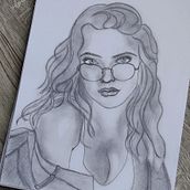 Mon projet du cours : Introduction au dessin de portrait. Traditional illustration, Fine Arts, Pencil Drawing, Drawing, Portrait Drawing, Artistic Drawing, and Figure Drawing project by alice_btn - 02.15.2022