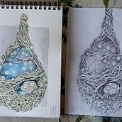 Il mio progetto del corso: Tecniche ad acquerello per illustrazioni da sogno. Un proyecto de Ilustración tradicional, Dibujo, Pintura a la acuarela e Ilustración editorial de Dada Ro - 15.02.2022