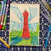 My project in Illustrated Life Journal: My inspiration. Estonian lighthouses.. Traditional illustration project by Oksana Zahharova - 02.15.2022