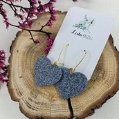 polymer clay earrings hearts . Jewelr, and Design project by lpejs - 02.16.2022