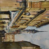 Mój projekt z kursu: Techniki malowania współczesnych pejzaży miejskich akwarelami. Painting, and Watercolor Painting project by Krzysztof Kloskowski - 02.16.2022