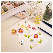 ONCE UPON A TIME. Traditional illustration, Design Management, Marketing, Pattern Design, and Portfolio Development project by Fabiana Deidda - 02.01.2022