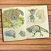 My project in Illustration Techniques to Unlock your Creativity course. Design, Traditional illustration, Fine Arts, Painting, Creativit, Creating with Kids, and Sketchbook project by Martin Korec - 02.16.2022
