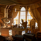Pirate Cabin. 3D, 3D Modeling, and 3D Design project by Javier Amador Rodríguez - 01.14.2022