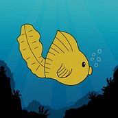 Fantasy fish. Traditional illustration project by Alba Schutte - 09.20.2021