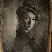 Meu projeto do curso: Retrato realista com carvão vegetal. Traditional illustration, Fine Arts, Drawing, Portrait Drawing, and Realistic Drawing project by Bruno Setti - 02.16.2022