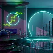 Mi Proyecto del curso: Visualización 3D de interiores retro con Cinema 4D . Projekt z dziedziny 3D,  Modelowanie 3D, Architektura c i frowa użytkownika Diego Civera - 16.02.2022