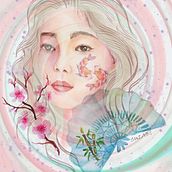 Meu projeto do curso: Retrato ilustrado em aquarela. Traditional illustration, Fine Arts, Painting, Drawing, Watercolor Painting, Portrait Drawing, and Artistic Drawing project by sulabip - 02.16.2022