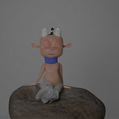 Meu projeto do curso: Modelagem profissional de personagens de desenho animado em 3D. 3D, Character Design, Character Animation, 3D Modeling, 3D Character Design, and 3D Design project by Francisco Ramos - 02.02.2022