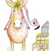 a series of cards about wildlife in Bonaire.. Un proyecto de Ilustración tradicional de Karin Hermans - 10.02.2019