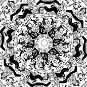 Mandala. Een project van Traditionele illustratie van Gökçe Yavaş Önal - 13.02.2022