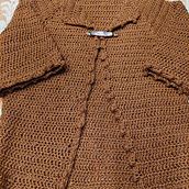 My project in  Top-Down: One-Piece Crocheted Garments  course. Un progetto di Fashion design, Fiber Art, DIY, Uncinetto e Textile Design di bluesandcats - 14.02.2022