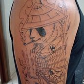 Meu projeto do curso: Técnicas de tatuagem blackwork com fine line. Un progetto di Design di tatuaggi di dmdesign - 17.02.2022