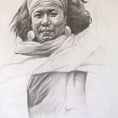 Mon projet du cours : Portrait réaliste au fusain Ein Projekt aus dem Bereich Traditionelle Illustration, Bildende Künste, Zeichnung, Porträtzeichnung und Realistische Zeichnung von tycrick - 17.02.2022