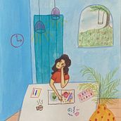 My project in Exploratory Sketchbook: Find Your Drawing Style course. Traditional illustration, Sketching, Creativit, Drawing, Watercolor Painting, Sketchbook, and Gouache Painting project by Bez Bascones - 02.17.2022