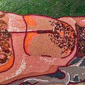 Břicho v růžové. Projekt z dziedziny Craft,  Sztuki piękne i Design użytkownika masochist_mosaicist - 17.02.2022