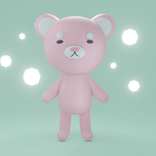 My project in Kawaii Character Creation in 3D with Blender  course. Traditional illustration, Character Design, Digital Illustration, 3D Modeling, and Manga project by kristinesinamban - 12.29.2021
