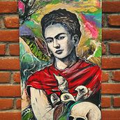 Frida . Un proyecto de Ilustración tradicional de Brendan Skinner - 18.02.2022