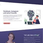 Mein Kursprojekt: Webdesign mit Figma: Gestaltung effizienter Interfaces. UX / UI, Web Design, Mobile Design, Digital Design, App Design, and Digital Product Design project by Angela Stücklin - 02.18.2022