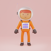 Mon projet du cours : Création de personnages kawaii en 3D avec Blender. Traditional illustration, Character Design, Digital Illustration, 3D Modeling, and Manga project by basalte - 02.18.2022