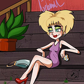 Helga my project. Animation, 2D Animation, and 3D Character Design project by Daniela Paola García Jiménez - 09.30.2021