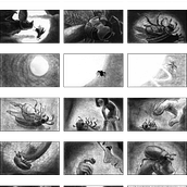 Minha lua (my moon). Direção de arte, Animação de personagens, Stor, board, e Roteiro projeto de Nelson Caramico - 18.02.2022