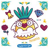 Anania, la novia piña. Un proyecto de Ilustración tradicional, Br, ing e Identidad, Diseño de personajes, Ilustración digital y Cómic de Lía Yael Salas Tello - 18.02.2022