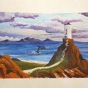 Mon projet du cours : Peinture de paysages enchantés à la gouache Ein Projekt aus dem Bereich Traditionelle Illustration, Malerei und Gouachemalerei von Suzi Leclercq - 17.02.2022