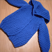 Chaleco Azul. Fiber Arts project by Sara - 02.18.2022