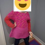 Vestido Fucsia. Fiber Arts project by Sara - 02.18.2022