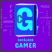 Logotipo da página Web Catálogo Gamer. Un proyecto de Diseño, Diseño Web y Diseño de logotipos de Rafael Silva de Souza - 14.02.2022