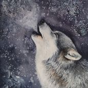 Mój projekt z kursu: Ekspresyjne portrety zwierząt w akwareli. Traditional illustration, Watercolor Painting, Realistic Drawing, and Naturalistic Illustration project by Justyna - 04.05.2022