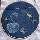 Mi Proyecto del curso: Bluework: cianotipia y bordado . % Móntserrat Ramos tarafından hazırlanan Sanat ve El Sanatları, Güzel sanatlar, Baskı, Kendin Yap, Tekstil Baskısı, Tekstil Tasarımı, Nakış, Ve Fotoğrafçılık projesi - 02.19.2022