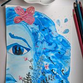 My project in Introduction to Children’s Illustration course. Un projet de Illustration traditionnelle, Beaux Arts, Peinture, Dessin au cra, on, Dessin, Aquarelle, Illustration jeunesse , et Narration de Iren - 19.02.2022