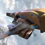 Diseño y modelado de una nave sci-fi en 3D. 3D, 3D Modeling, and 3D Design project by Vicente Casas-cordero - 02.19.2022