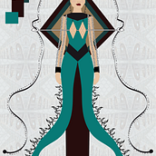 EN MA FIN GÎT MON COMMENCEMENT. Fashion Illustration	, Digital Illustration, and Fashion Design project by Candela Troncoso - 02.19.2022