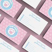 Logo + Tarjeta de Visita Paw Print Merch. Un progetto di Graphic design e Illustrazione tradizionale di Ainoa Flores - 15.02.2021