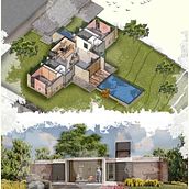 Mi Proyecto del curso: Ilustración digital de proyectos arquitectónicos. Architecture, L, scape Architecture, Digital Illustration, Digital Architecture, and Architectural Illustration project by Fran Perez Nieves - 02.19.2022