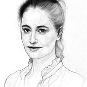 Marie 2. Un proyecto de Ilustración tradicional, Sketchbook, Dibujo de Retrato, Dibujo artístico, Dibujo anatómico e Ilustración digital de ALFONSO OSORIO - 20.02.2022