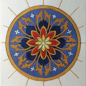 My project in Introduction to Islamic Art: Create Biomorphic Patterns course. Painting, Pattern Design, Drawing, Watercolor Painting & Ink Illustration project by fuentesmalualves - 02.19.2022