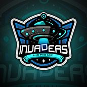 Invaders League Ein Projekt aus dem Bereich Grafikdesign und Vektorillustration von Moi "Angry" Alxes - 20.02.2022