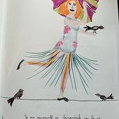 Mon projet du cours : Carnet d’artiste : explorez différentes techniques d’illustration. Un progetto di Design, Illustrazione tradizionale, Belle arti, Pittura, Creatività, Creatività con i bambini e Sketchbook di Catherine Isidore - 20.02.2022