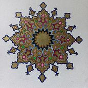 My project in Introduction to Islamic Art: Create Biomorphic Patterns course. Painting, Pattern Design, Drawing, Watercolor Painting & Ink Illustration project by assiaazzouzi - 02.20.2022